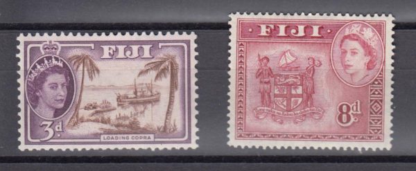 FIJI-QEII DIFFICULT SG288a UMM and 285a h.r  $50