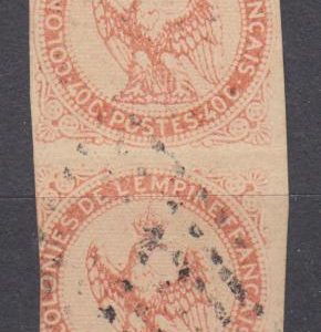 FRENCH COLONIES 1859 SG5 VFU PAIR